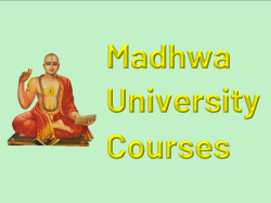 Madhwa University Courses